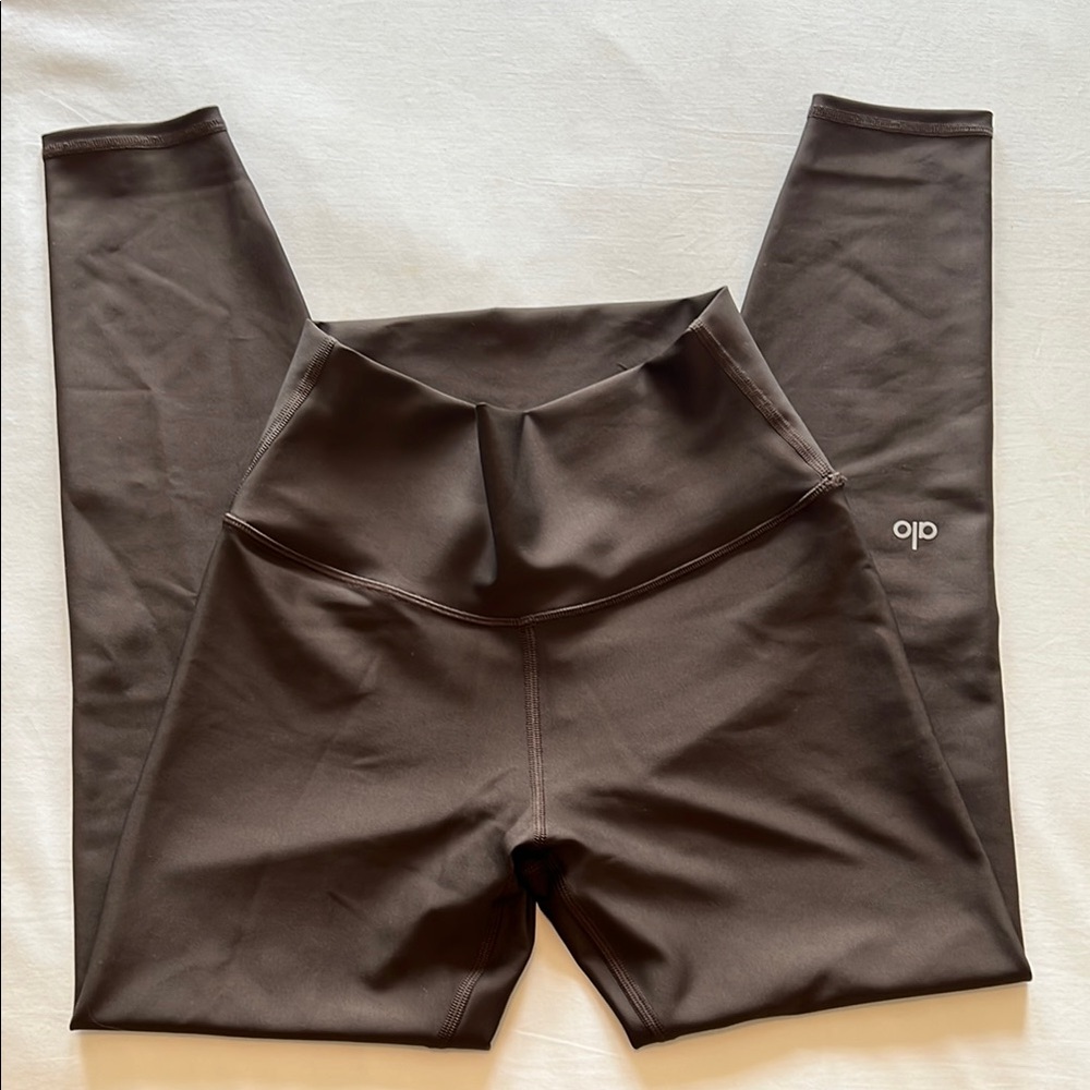 ALO Yoga Chocolate High-Waist Leggings
